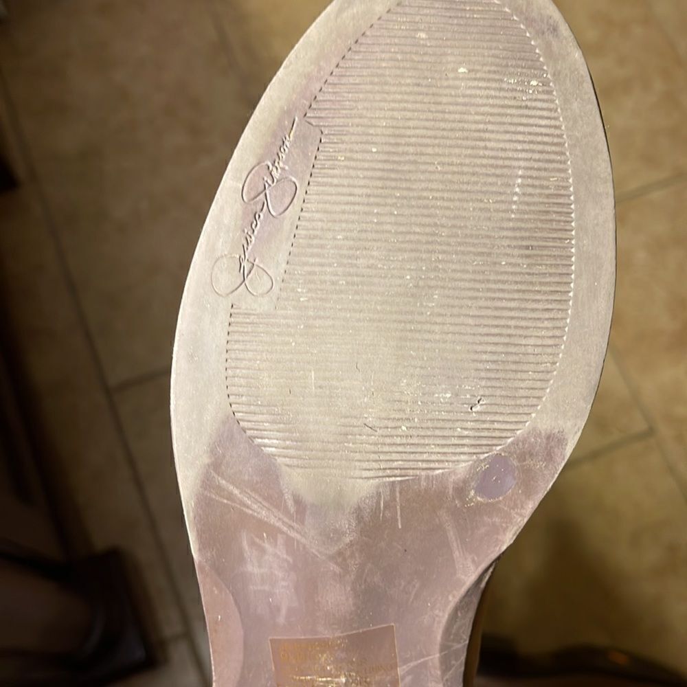 Jessica Simpson Tan leather boot - Picture 4 of 4